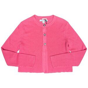 NWT Girls' BROOKS‎ BROTHERS FLEECE Supima Cotton Cardigan Sweater | Size L
